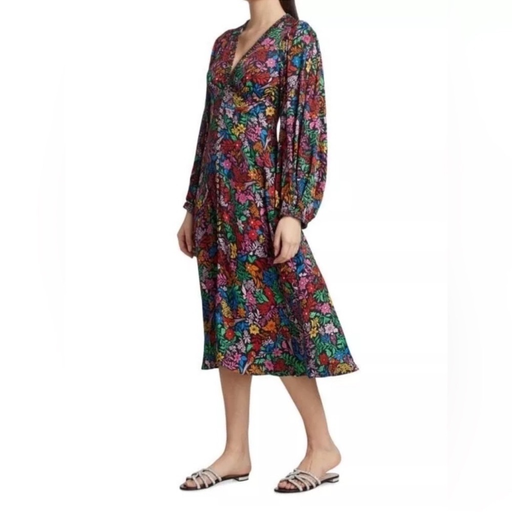 FARM Rio Tropical Garden Midi-Dress
